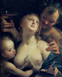Bacchus, Vénus et Cupidon